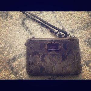 Vintage Coach wristlet
